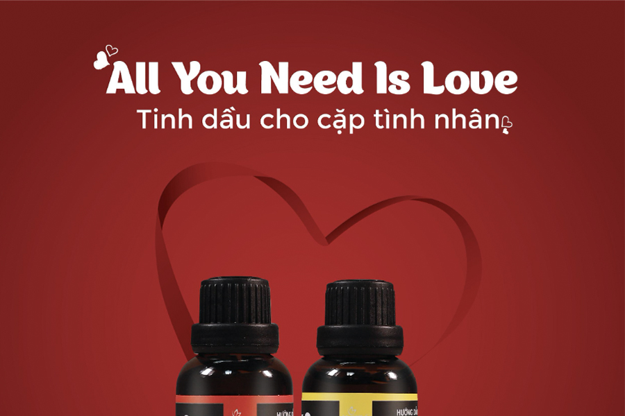 ALL YOU NEED IS LOVE – Tinh dầu cho cặp tình nhân